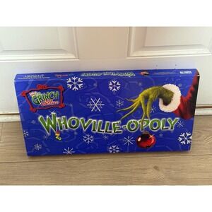 Whoville-Opoly Board Game How the Grinch Stole Christmas Vintage 2000 Incomplete